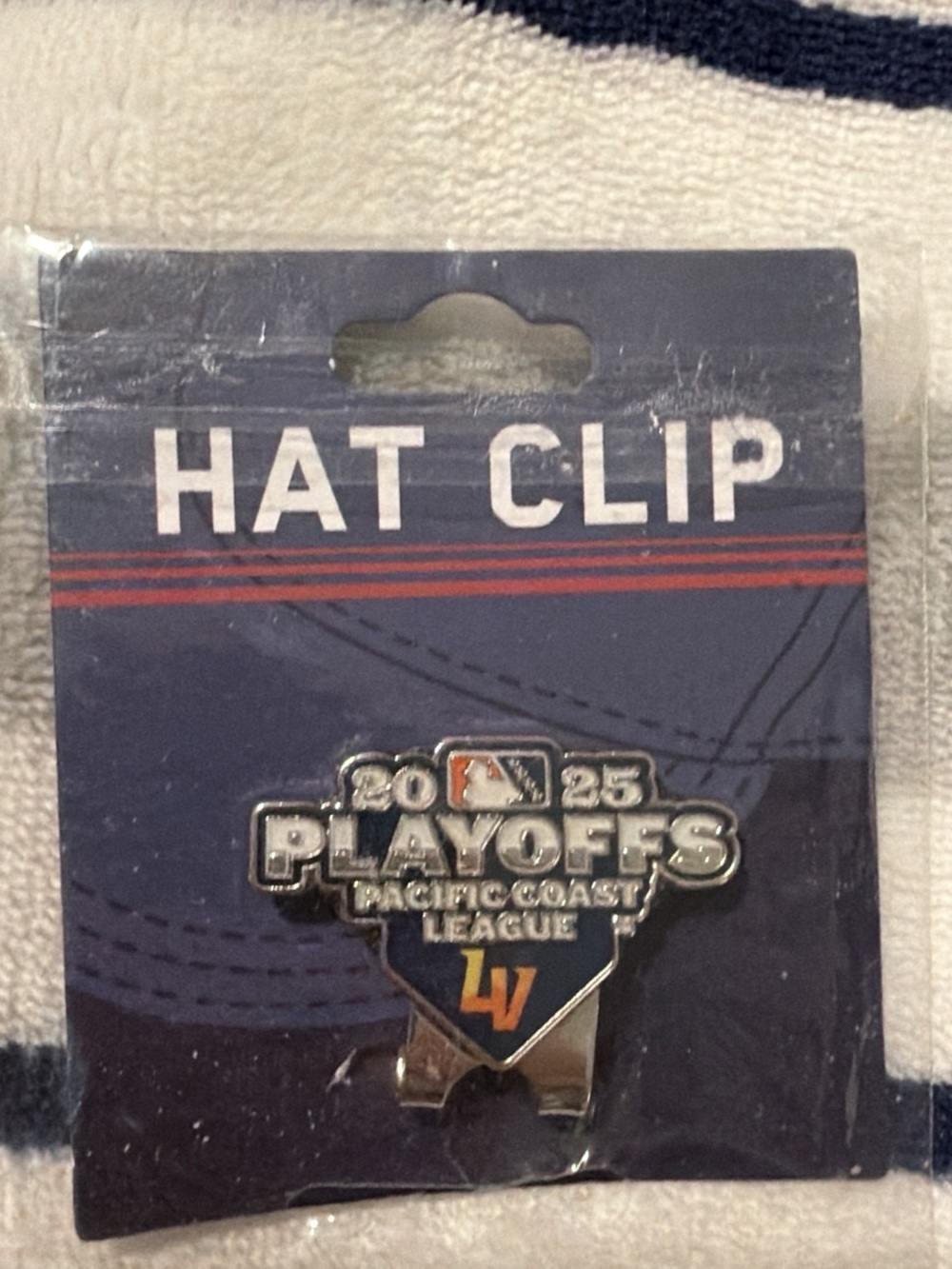 PSG Pacific Coast League hat clip Hat Clip Black & Silver NWT